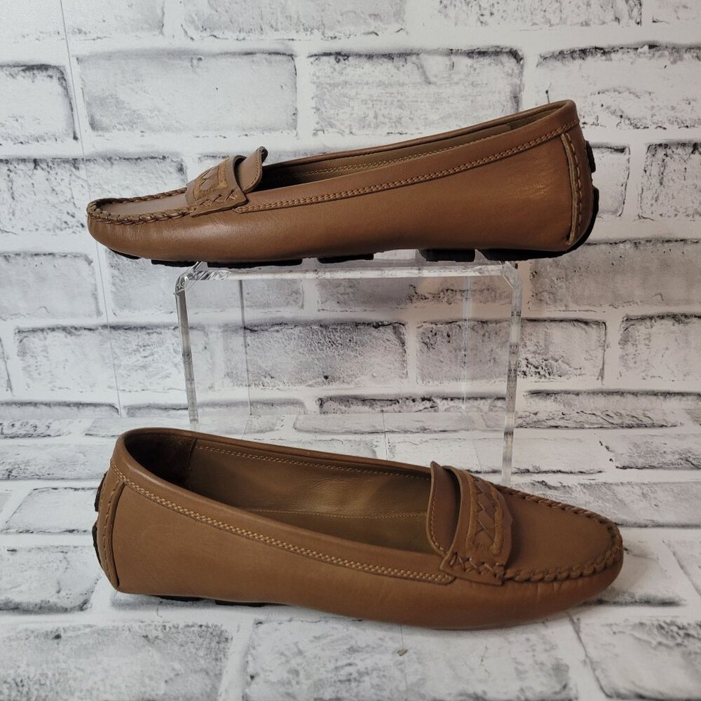 Bottega Veneta Tan Loafers Size 39 - Picture 3 of 9